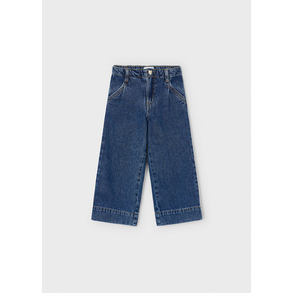 Mayoral Παντελονι τζιν wide leg τζιν σκουρ 15-04578-085 4578