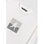 Mayoral Μπλουζα μακρυμ player κρεμ 15-07005-024 7005