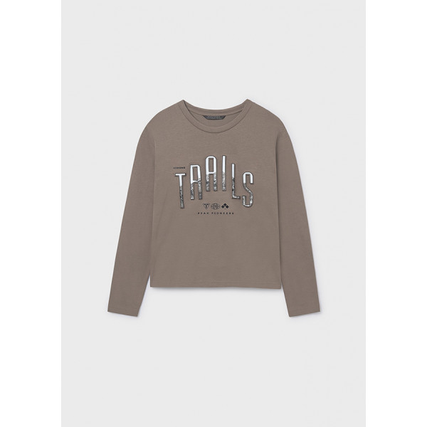 Mayoral Μπλουζα μακρυμανικη "trails" γκριζοπρασ 15-07007-029 7007