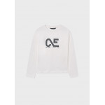 Mayoral Μπλουζα μακρυμανικη απλικε κρεμ 15-07010-034 7010