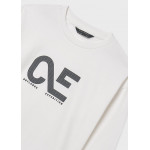 Mayoral Μπλουζα μακρυμανικη απλικε κρεμ 15-07010-034 7010