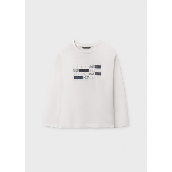 Mayoral Μπλουζα μακρυμανικη κρεμ 15-07012-043 7012