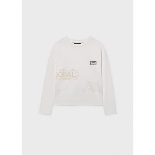 Mayoral Μπλουζα μακυμανικη reviews κρεμ 15-07014-054 7014