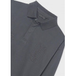 Mayoral Πολο μακρυμανικο κοντραστ γκρι σκουρ 15-07101-060 7101