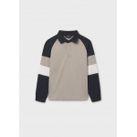 Mayoral Πολο μακρυμανικο λωριδες μπεζ 15-07102-042 7102