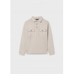 Mayoral Πολο μακρυμανικο μπεζ 15-07103-064 7103