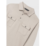 Mayoral Πολο μακρυμανικο μπεζ 15-07103-064 7103