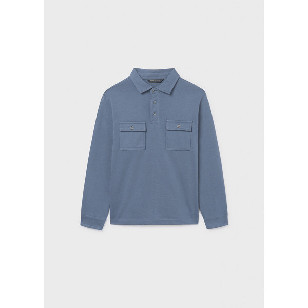 Mayoral Πολο μακρυμανικο γκρι 15-07103-065 7103