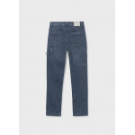 Mayoral Παντελονι soft denim worker μαυρο μπλε 15-07558-024 7558