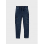 Mayoral Παντελονι soft denim jogger τζιν σκουρ 15-07560-027 7560
