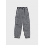 Mayoral Παντελονι denim cargo parachu γκρι οξυ 15-07564-045 7564