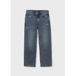 Mayoral Παντελονι τζιν wide fit μπλε θαμπο 15-07571-044 7571