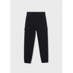 Mayoral Παντελονι μακρυ jogger cargo μαυρο 15-07578-091 7578