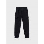 Mayoral Παντελονι μακρυ jogger cargo μαυρο 15-07578-091 7578