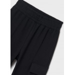 Mayoral Παντελονι μακρυ jogger cargo μαυρο 15-07578-091 7578