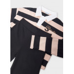 Mayoral Σετ παντελονι μακρυ πολο μαυρο 15-07584-022 7584