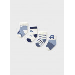 Mayoral Σετ 4 καλτσακια γαλαζ μωβ 15-09917-066 9917