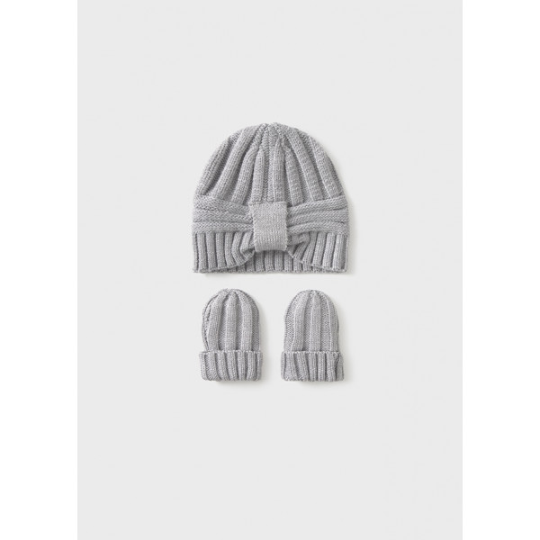 Mayoral Σετ σκουφος και γαντια γκρι σκουρ 15-09930-064 9930