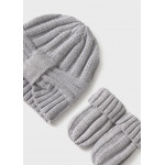 Mayoral Σετ σκουφος και γαντια γκρι σκουρ 15-09930-064 9930