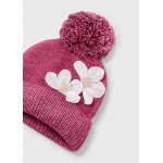 Mayoral Σετ σκουφος κασκολ λουλουδια κερασι μει 15-10071-087 10071