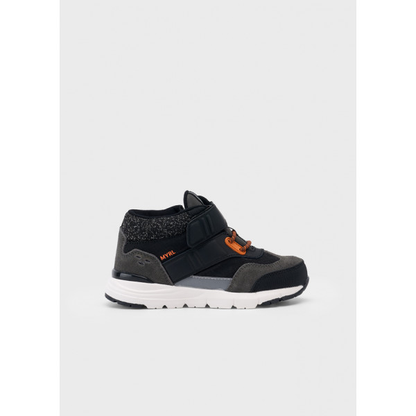 Mayoral Μποτακι outdoor ελαφρυ μαυρο γκρι 15-44605-027 44605