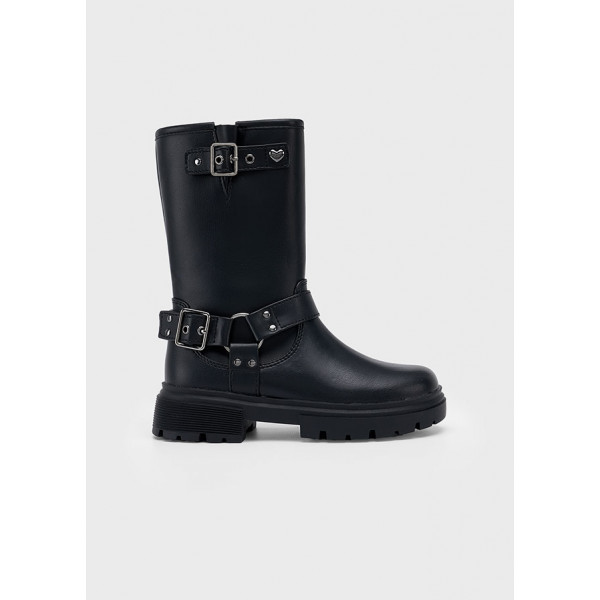 Mayoral Biker τρακτερωτη ψηλη μαυρο 15-46564-043 46564