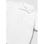 Mayoral Πολο κοντομανικο βασικο λευκο 26-00102-087 102