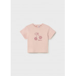 Mayoral Μπλουζα κοντομανικη βασικη ροζ φουξια 26-00105-077 105