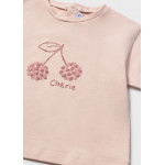 Mayoral Μπλουζα κοντομανικη βασικη ροζ φουξια 26-00105-077 105