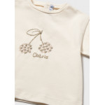 Mayoral Μπλουζα κοντομανικη βασικη μπεζ 26-00105-078 105