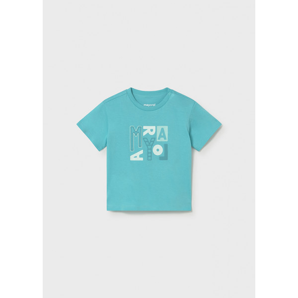 Mayoral Μπλουζα κοντομανικη βασικη τυρκουαζ 26-00106-010 106
