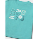 Mayoral Μπλουζα κοντομανικη βασικη τυρκουαζ 26-00106-010 106