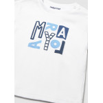 Mayoral Μπλουζα κοντομανικη βασικη λευκο 26-00106-011 106