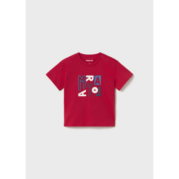 Mayoral T-Shirt κοντομανικο βασικη κοκκινο 26-00106-013 106