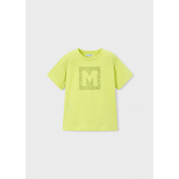 Mayoral Μπλουζα κοντομανικη βασικη κιτρινοπρα 26-00170-021 170