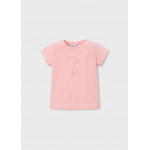 Mayoral Μπλουζα κοντομανικη βασικη ροζ απαλο 26-00174-061 174