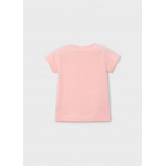 Mayoral Μπλουζα κοντομανικη βασικη ροζ απαλο 26-00174-061 174
