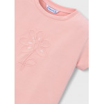 Mayoral Μπλουζα κοντομανικη βασικη ροζ απαλο 26-00174-061 174