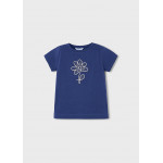 Mayoral Μπλουζα κοντομανικη βασικη μπλε ριγε 26-00174-064 174