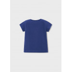 Mayoral Μπλουζα κοντομανικη βασικη μπλε ριγε 26-00174-064 174