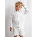 Mayoral Βερμουδα καπαρτ 5τσεπη βασικη λευκο 26-00204-044 204