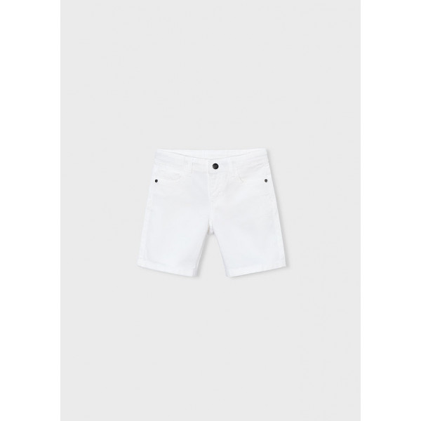 Mayoral Βερμουδα καπαρτ 5τσεπη βασικη λευκο 26-00204-044 204