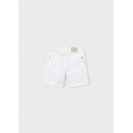 Mayoral Βερμουδα καπαρτ 5τσεπη βασικη λευκο 26-00204-044 204