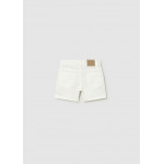 Mayoral Βερμουδα καπαρτ 5τσεπη βασικη λευκο 26-00206-017 206