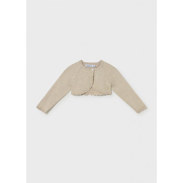 Mayoral Μπολερο πλεκτο βασικο μπεζ εντον 26-00306-083 306