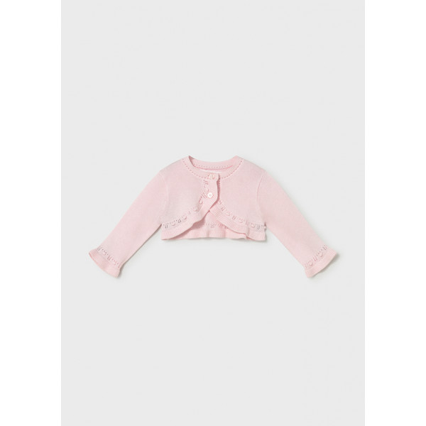Mayoral Ζακετα πλεκτη βασικη ροζ μπεμπε 26-00318-034 318