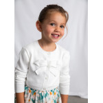 Mayoral Ζακετα πλεκτη βασικη στρ γιακ εκρου 26-00321-086 321