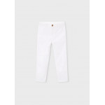 Mayoral Παντελονι chino καπαρτ βασικο λευκο 26-00512-072 512