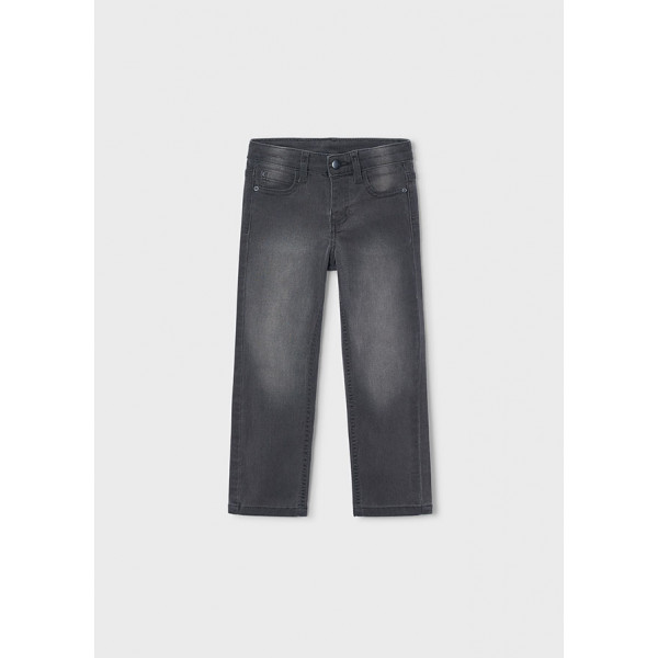 Mayoral Παντελονι τζιν slim fit βασικ γκρι μεσαι 26-00515-078 515