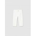 Mayoral Παντελονι chino καπαρτ βασικο λευκο 26-00522-042 522
